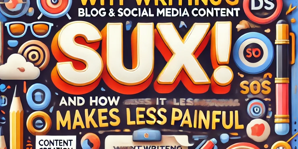 Why Writing Blog and Social Media Content Sux