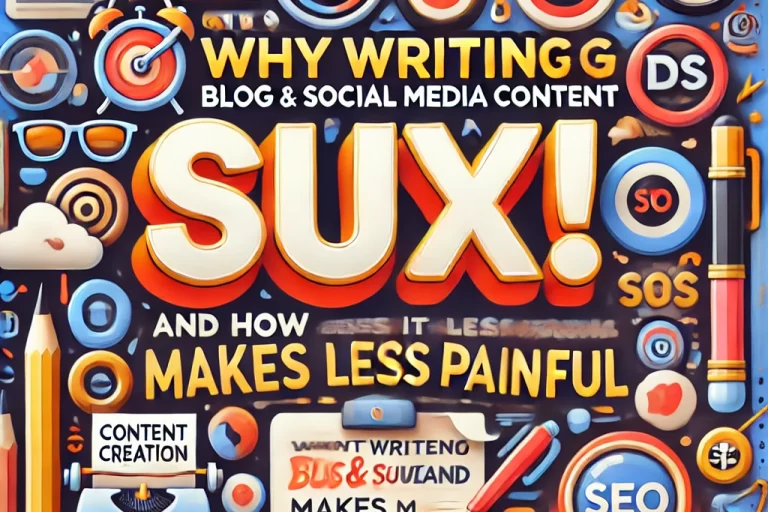 Why Writing Blog and Social Media Content Sux